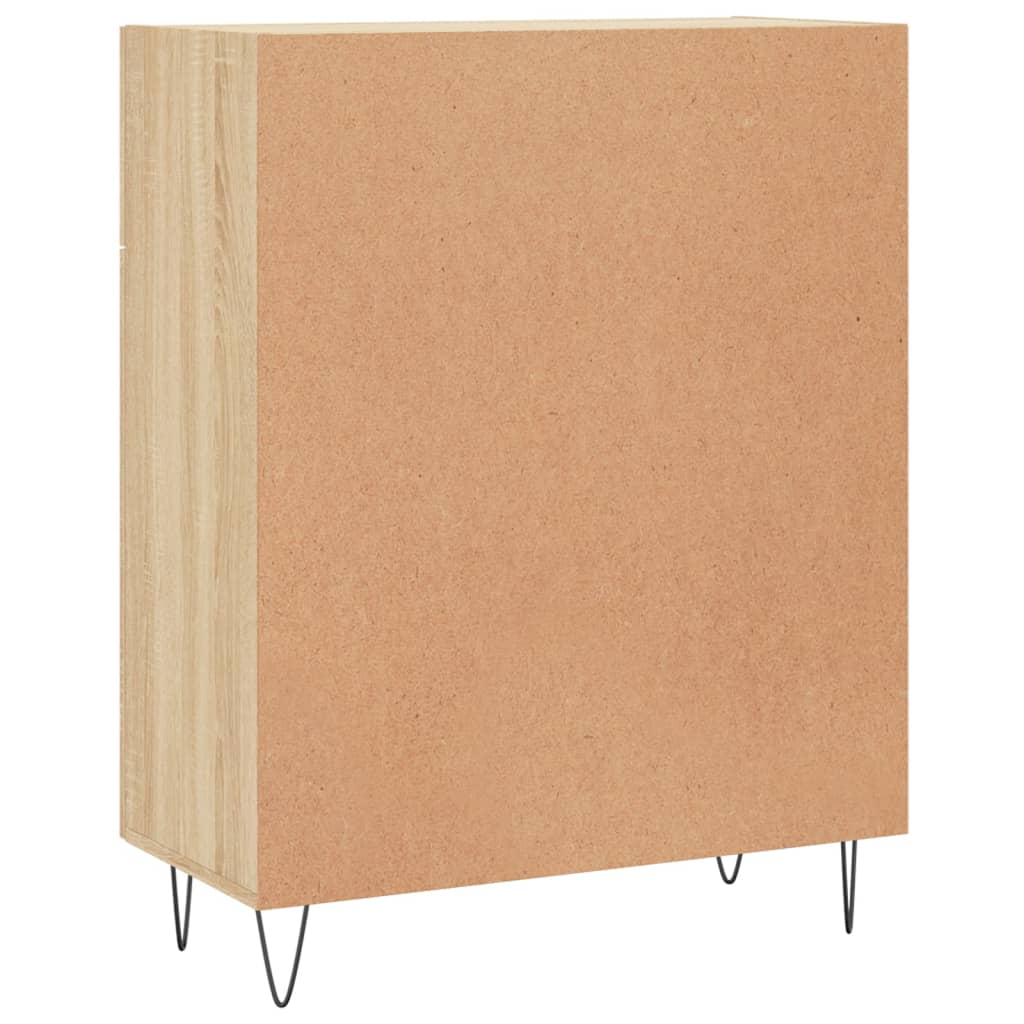 Buffet chêne sonoma 69,5x34x90 cm bois d'ingénierie - XIOS