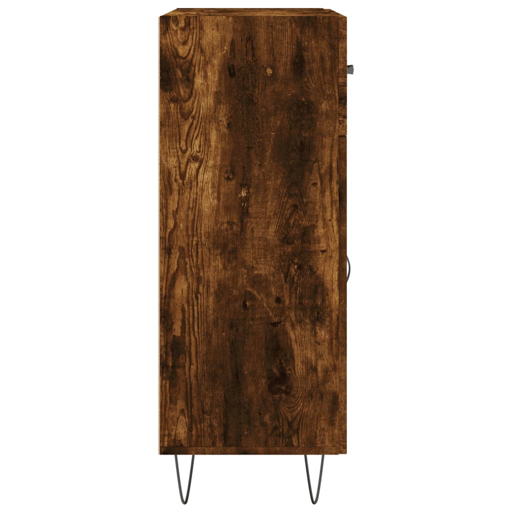 Buffet chêne fumé 69,5x34x90 cm bois d'ingénierie - XIOS