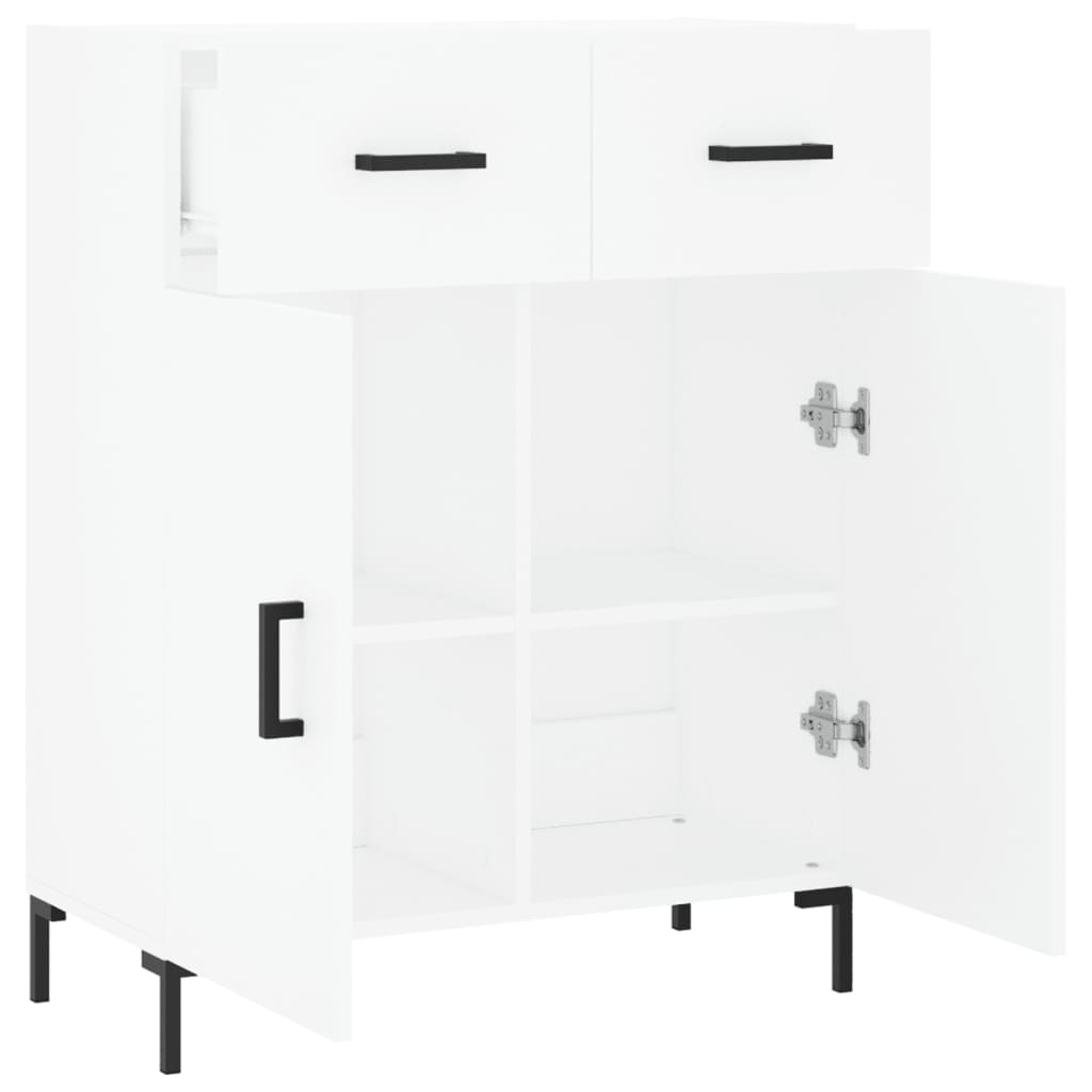 Buffet blanc 69,5x34x90 cm bois d'ingénierie - XIOS