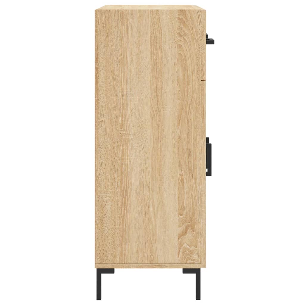 Buffet chêne sonoma 69,5x34x90 cm bois d'ingénierie - XIOS