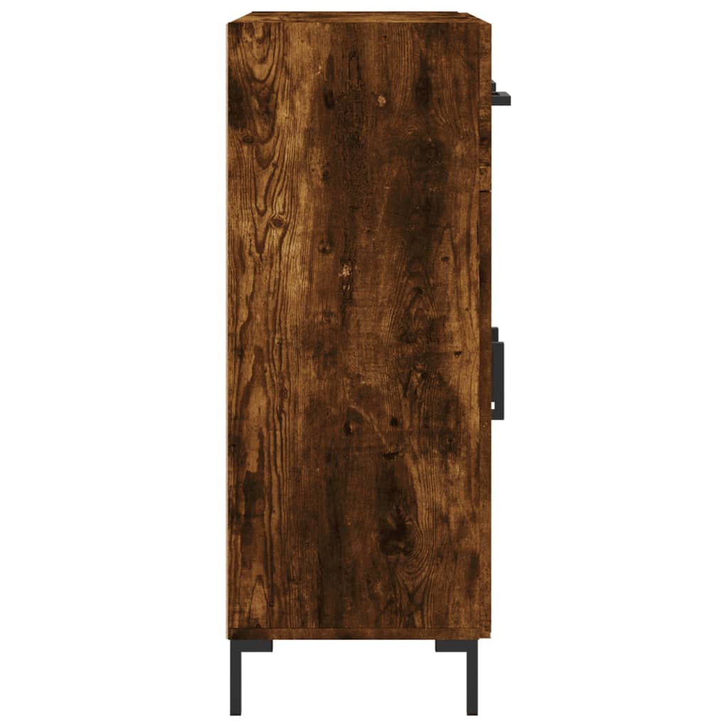 Buffet chêne fumé 69,5x34x90 cm bois d'ingénierie - XIOS