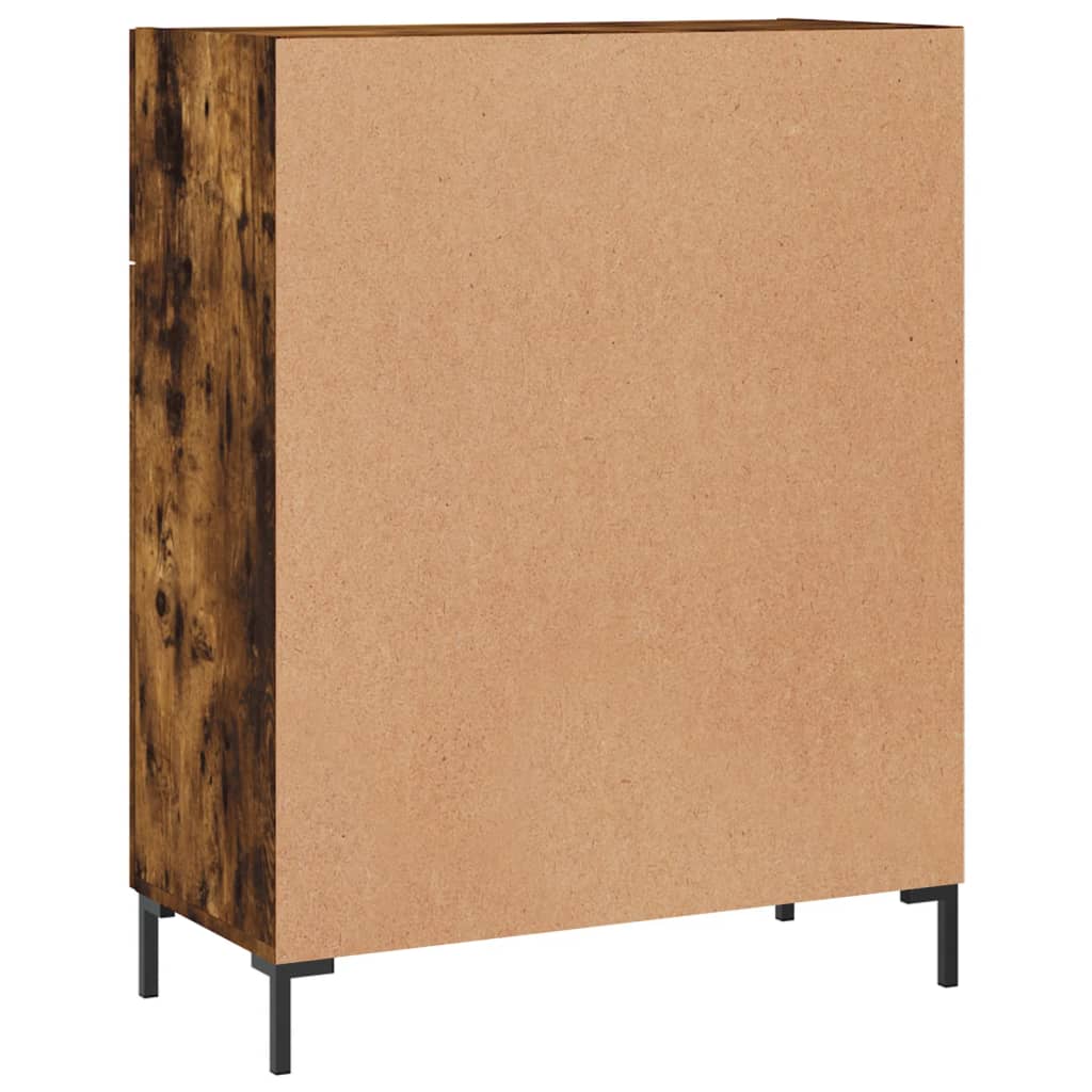 Buffet chêne fumé 69,5x34x90 cm bois d'ingénierie - XIOS