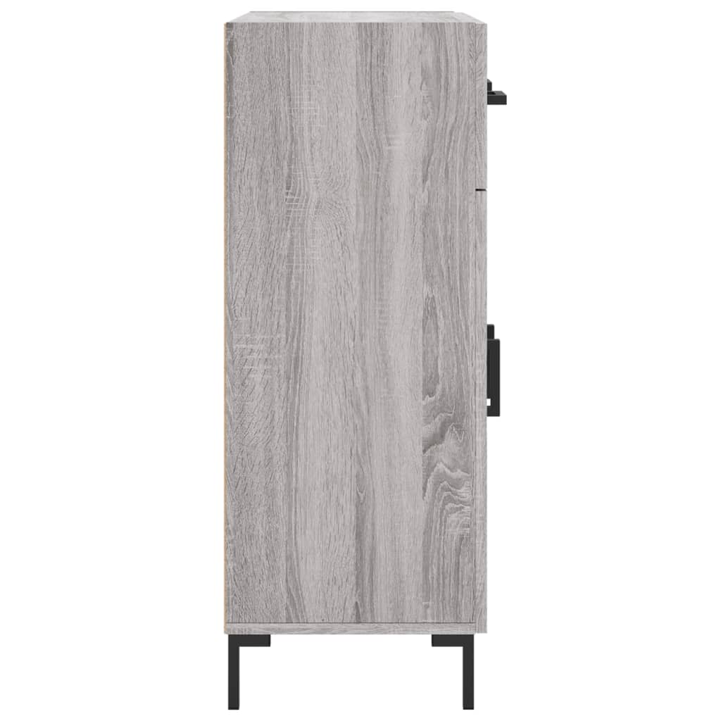 Buffet sonoma gris 69,5x34x90 cm bois d'ingénierie - XIOS