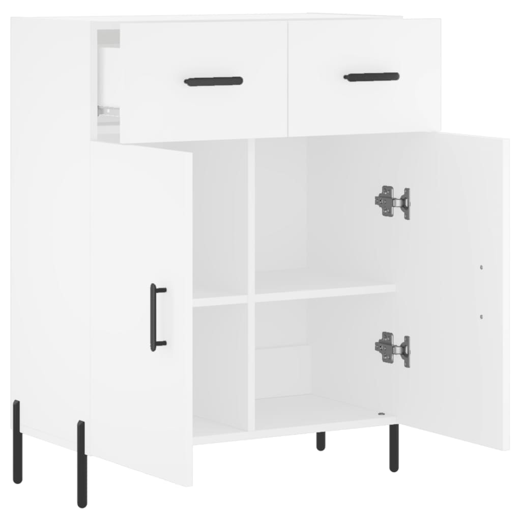 Buffet blanc 69,5x34x90 cm bois d'ingénierie - XIOS