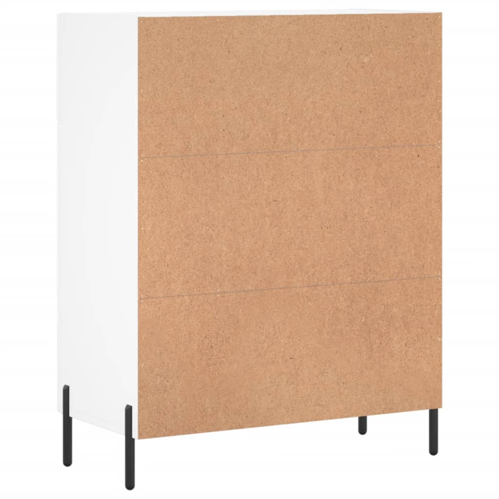 Buffet blanc 69,5x34x90 cm bois d'ingénierie - XIOS