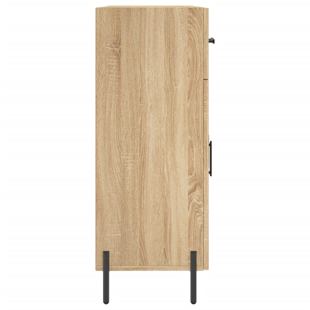 Buffet chêne sonoma 69,5x34x90 cm bois d'ingénierie - XIOS