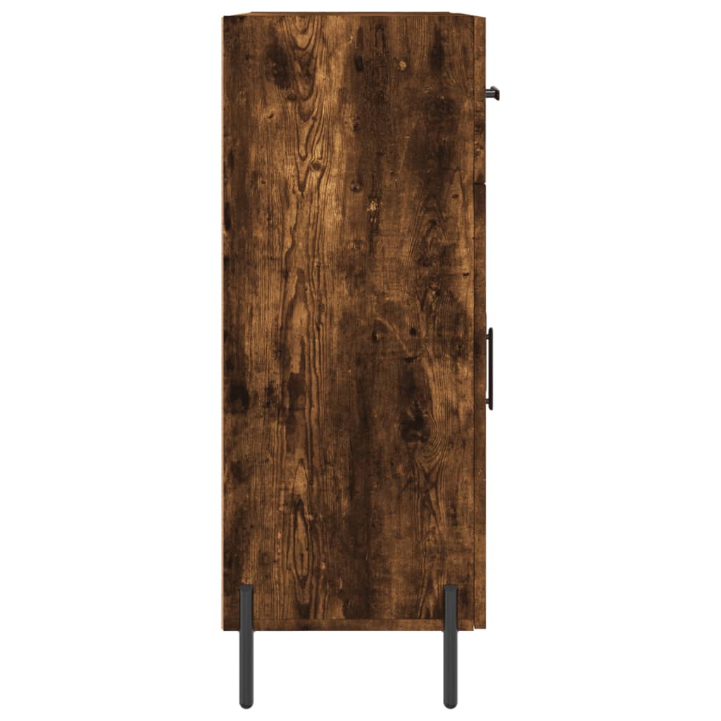 Buffet chêne fumé 69,5x34x90 cm bois d'ingénierie - XIOS