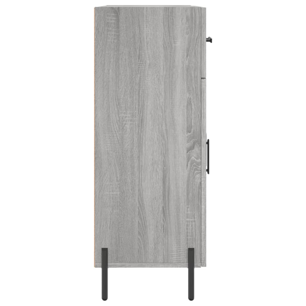 Buffet sonoma gris 69,5x34x90 cm bois d'ingénierie - XIOS