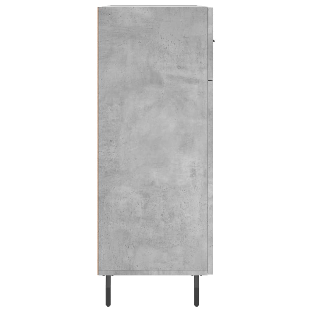 Buffet gris béton 69,5x34x90 cm bois d'ingénierie - XIOS