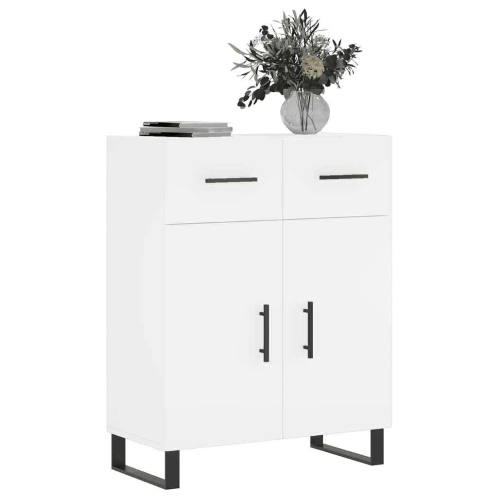 Buffet blanc 69,5x34x90 cm bois d'ingénierie - XIOS