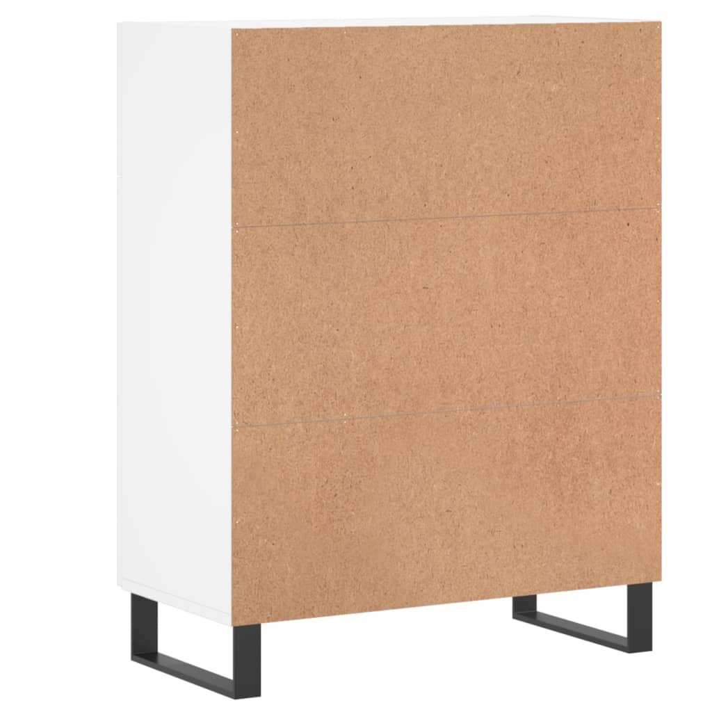 Buffet blanc 69,5x34x90 cm bois d'ingénierie - XIOS