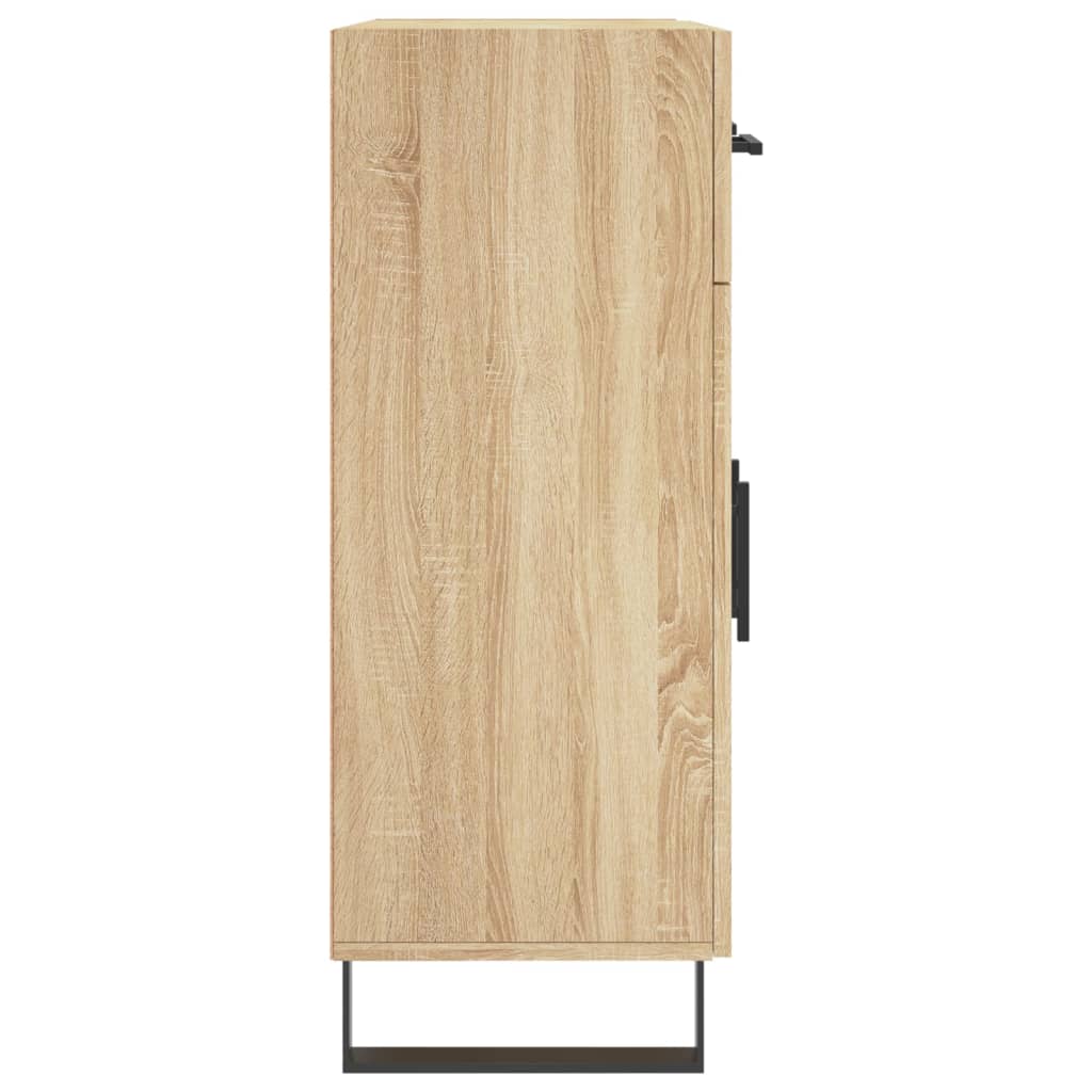 Buffet chêne sonoma 69,5x34x90 cm bois d'ingénierie - XIOS