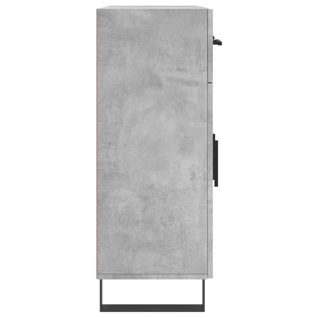 Buffet gris béton 69,5x34x90 cm bois d'ingénierie - XIOS