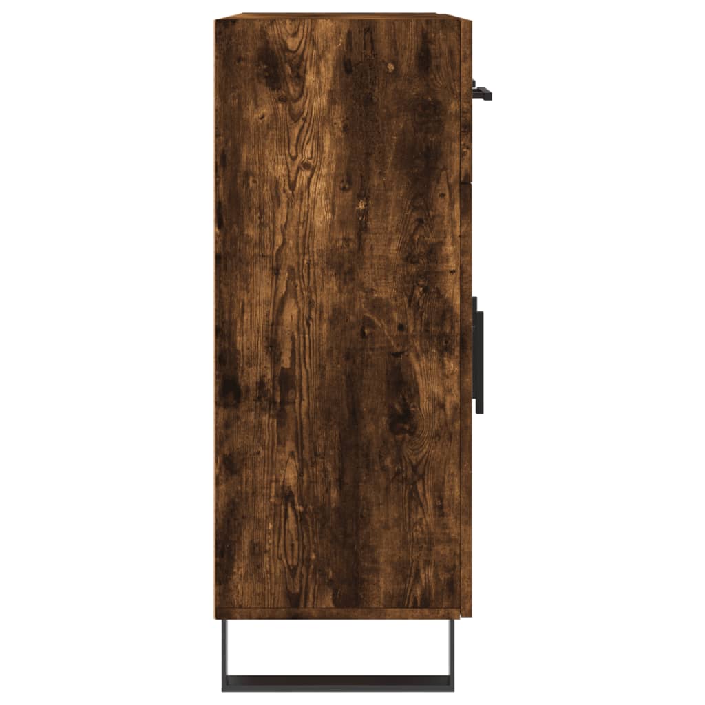 Buffet chêne fumé 69,5x34x90 cm bois d'ingénierie - XIOS