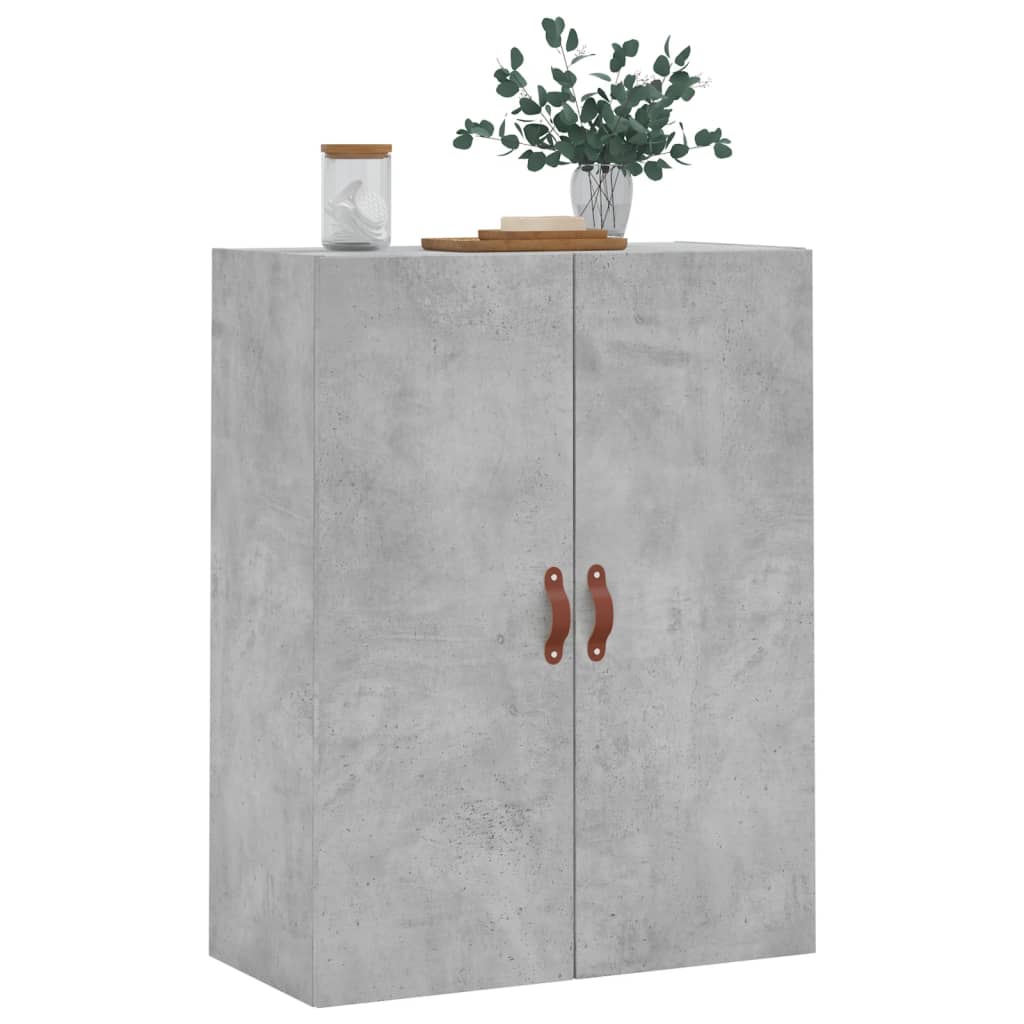 Armoire murale gris béton 69,5x34x90 cm - XIOS
