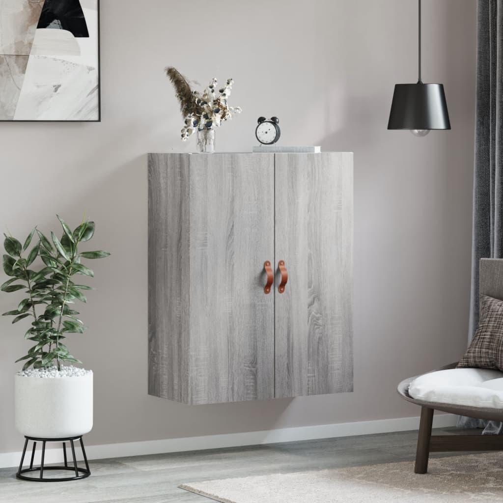 Armoire murale sonoma gris 69,5x34x90 cm - XIOS