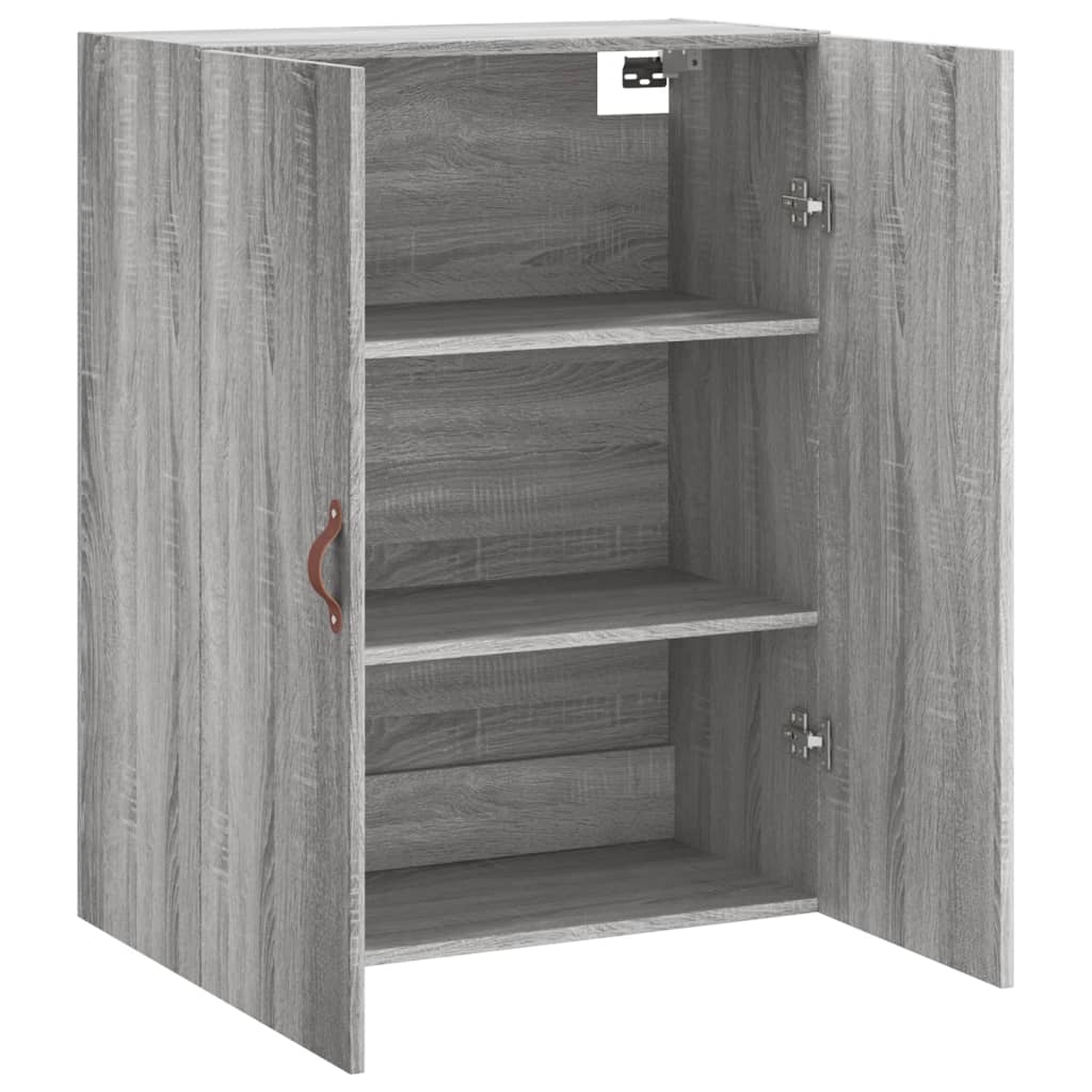 Armoire murale sonoma gris 69,5x34x90 cm - XIOS