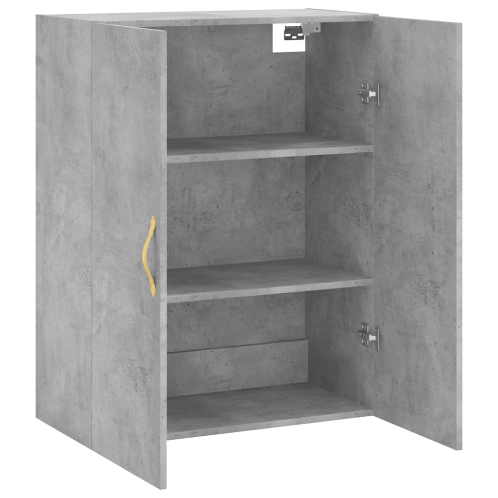 Armoire murale gris béton 69,5x34x90 cm - XIOS