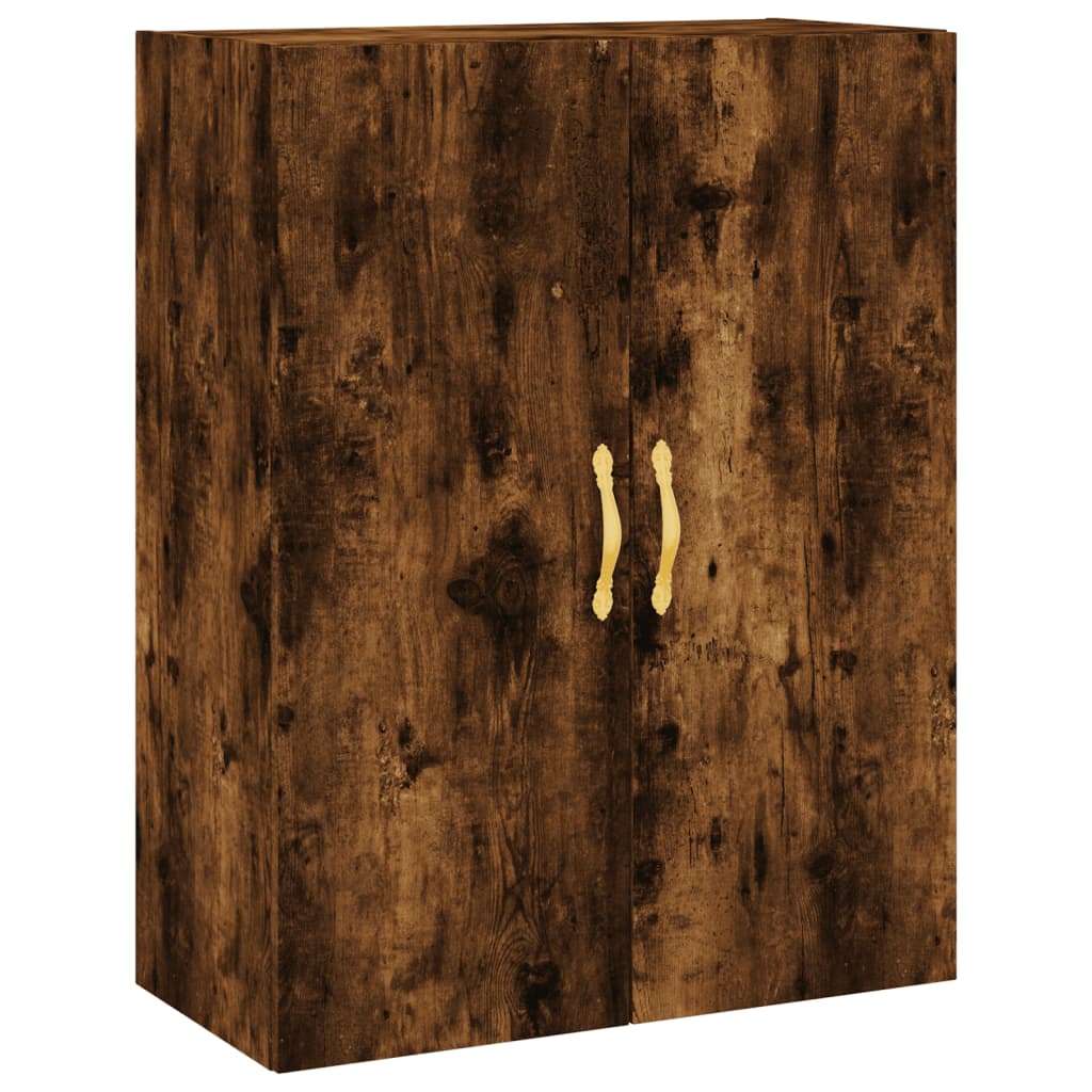 Armoire murale chêne fumé 69,5x34x90 cm - XIOS