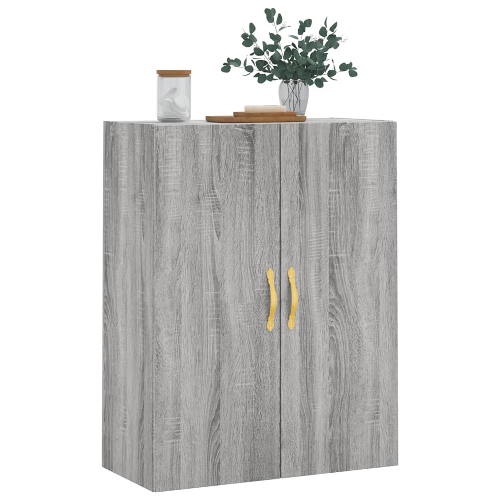 Armoire murale sonoma gris 69,5x34x90 cm - XIOS