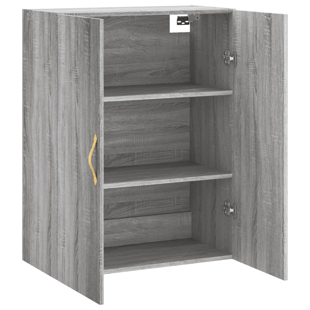 Armoire murale sonoma gris 69,5x34x90 cm - XIOS