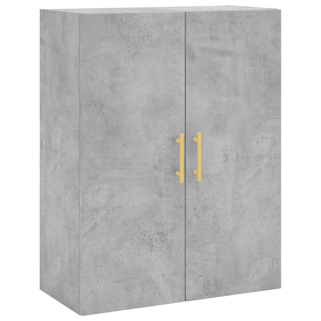 Armoire murale gris béton 69,5x34x90 cm - XIOS