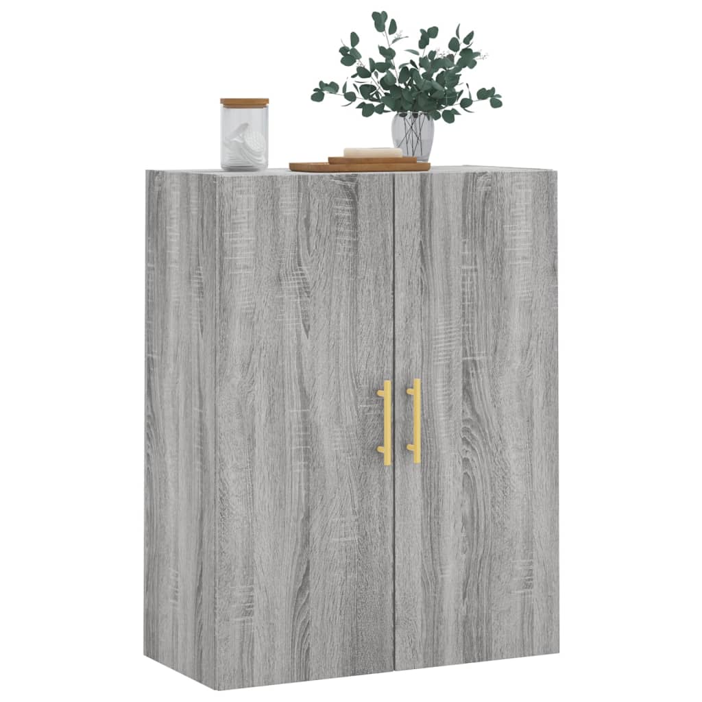 Armoire murale sonoma gris 69,5x34x90 cm - XIOS