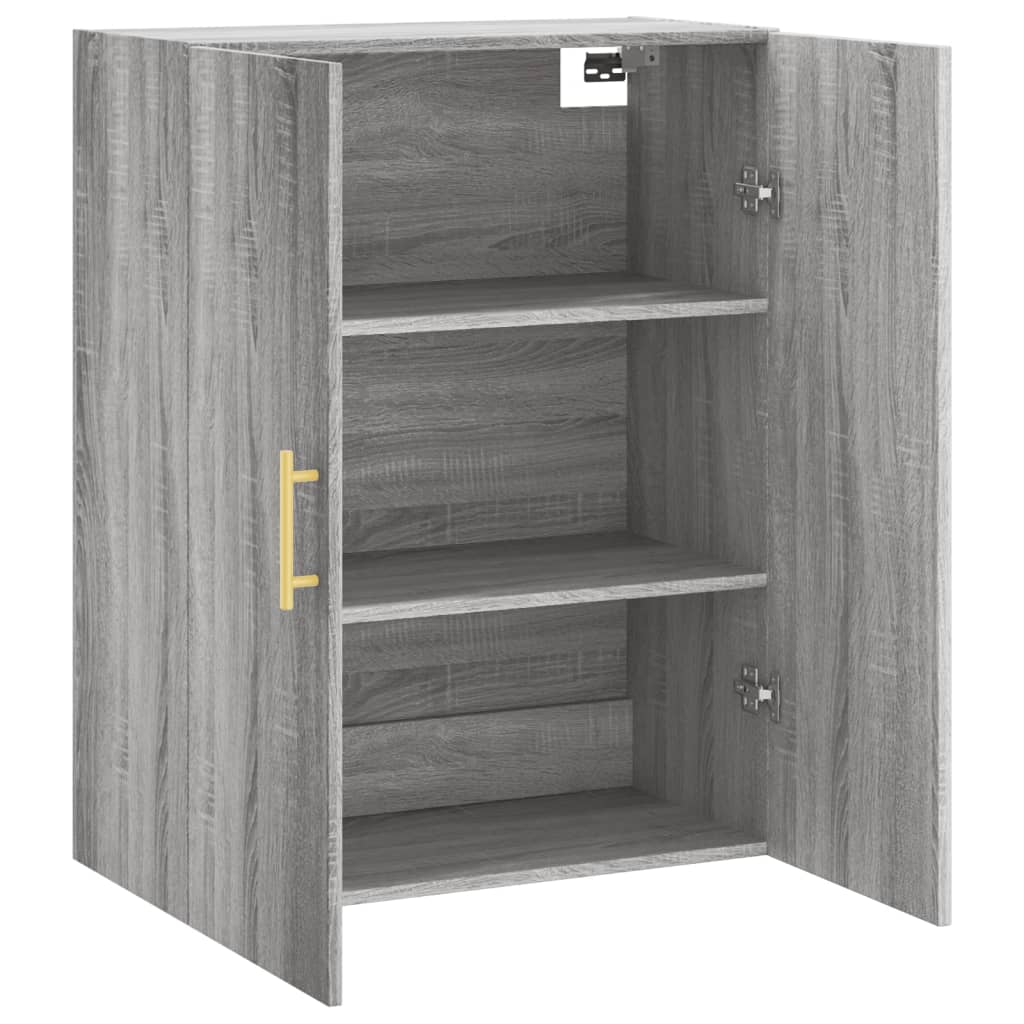 Armoire murale sonoma gris 69,5x34x90 cm - XIOS