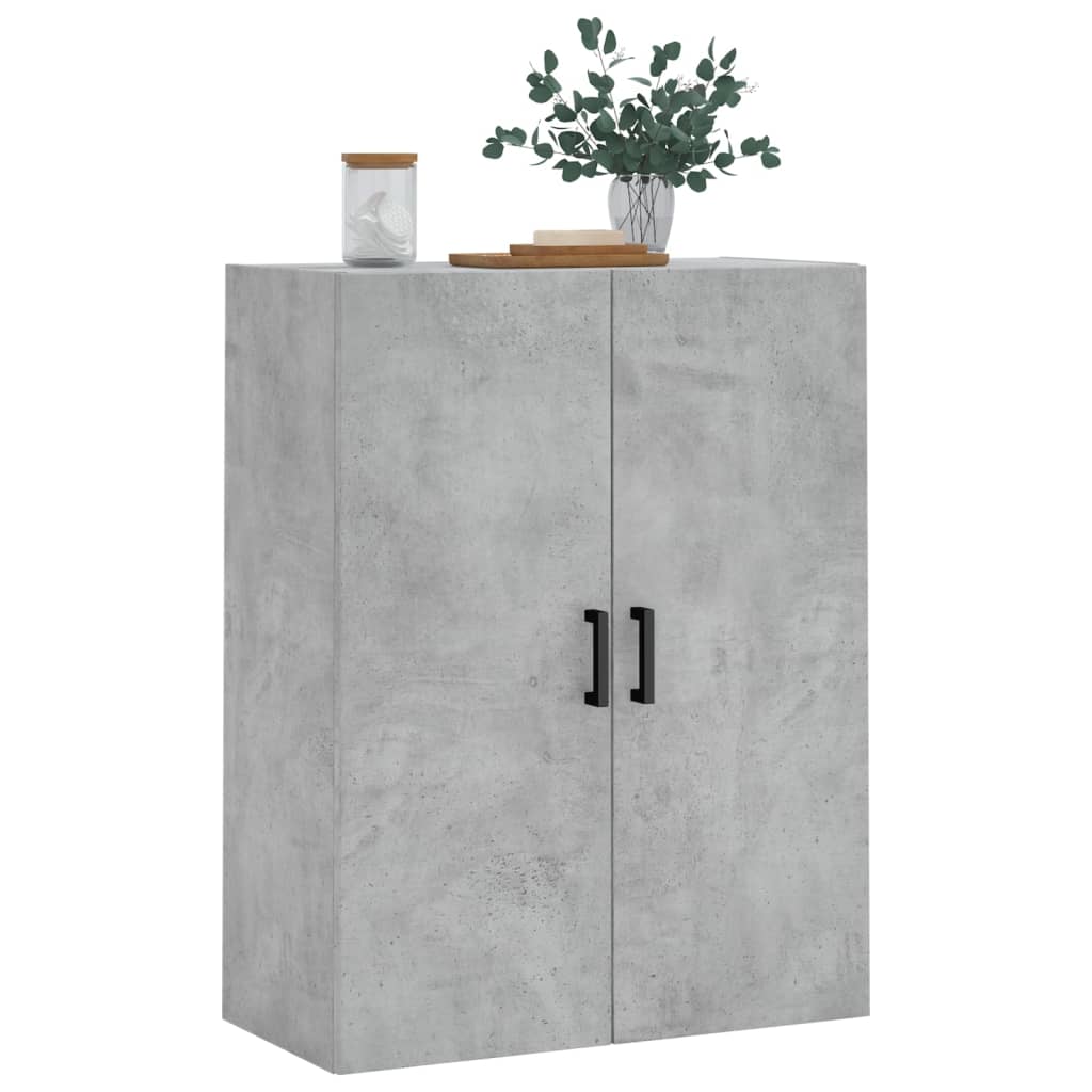 Armoire murale gris béton 69,5x34x90 cm - XIOS