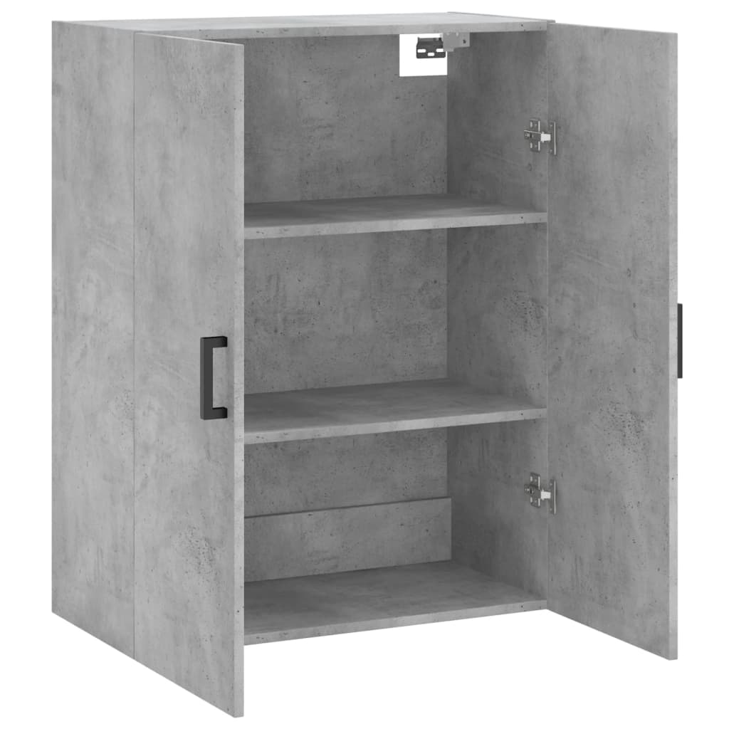 Armoire murale gris béton 69,5x34x90 cm - XIOS