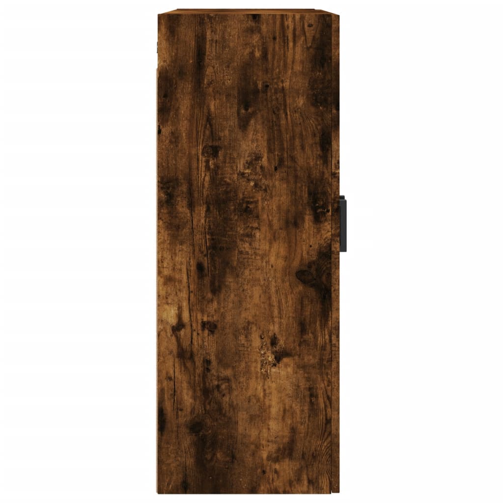 Armoire murale chêne fumé 69,5x34x90 cm - XIOS