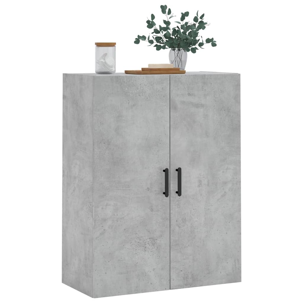 Armoire murale gris béton 69,5x34x90 cm - XIOS