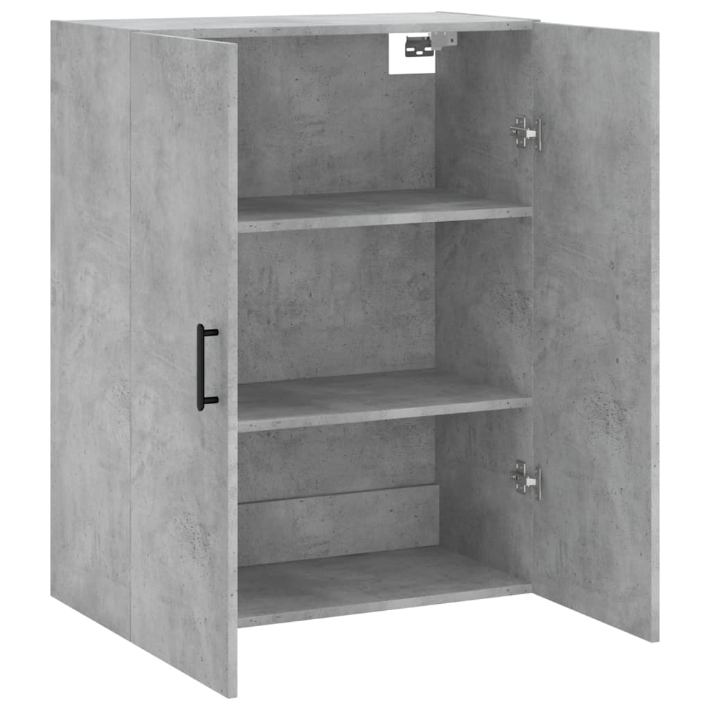 Armoire murale gris béton 69,5x34x90 cm - XIOS