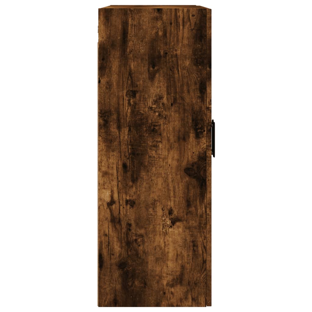Armoire murale chêne fumé 69,5x34x90 cm - XIOS