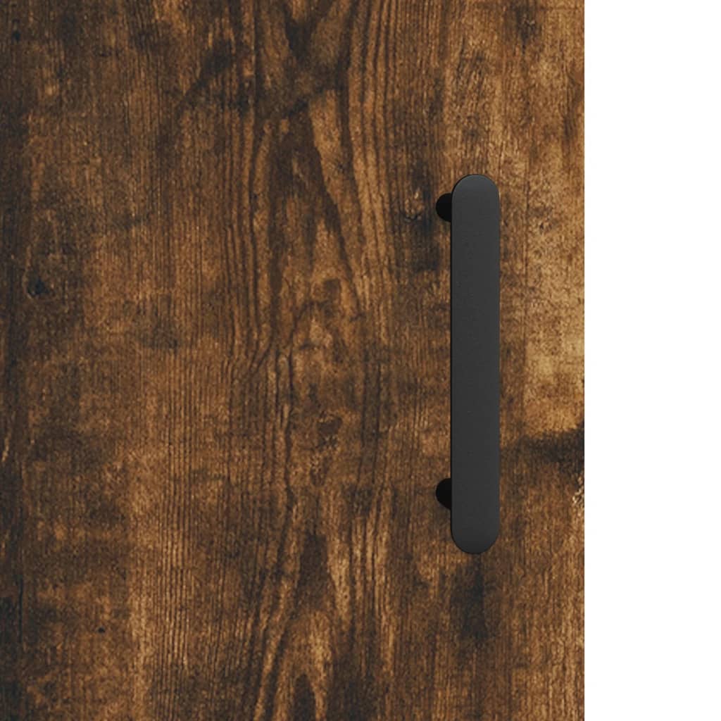 Armoire murale chêne fumé 69,5x34x90 cm - XIOS