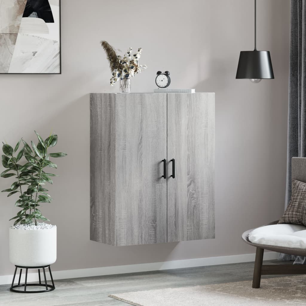 Armoire murale sonoma gris 69,5x34x90 cm - XIOS