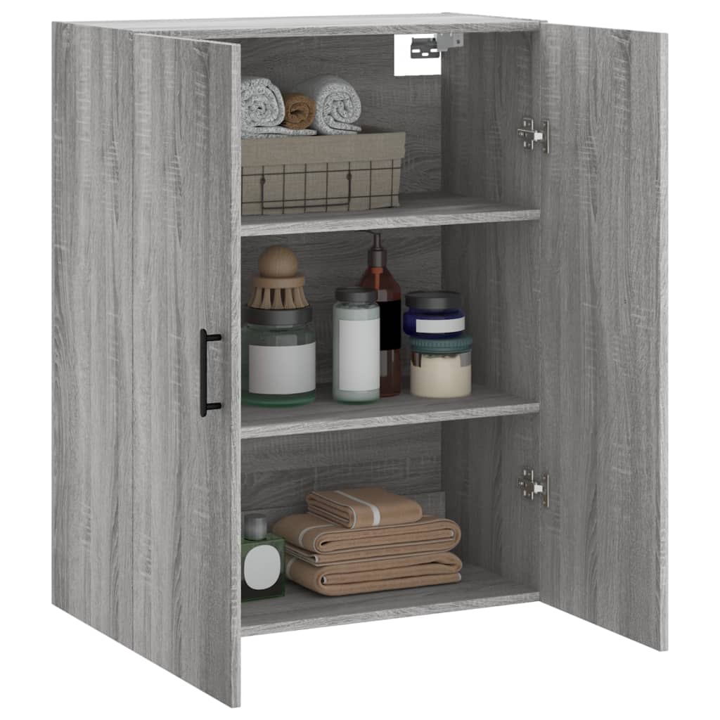 Armoire murale sonoma gris 69,5x34x90 cm - XIOS