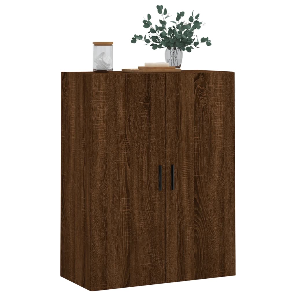 Armoire murale chêne marron 69,5x34x90 cm - XIOS