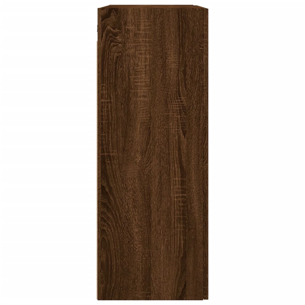 Armoire murale chêne marron 69,5x34x90 cm - XIOS