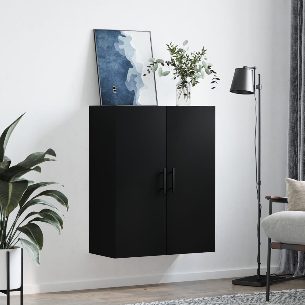 Armoire murale noir 69,5x34x90 cm - XIOS