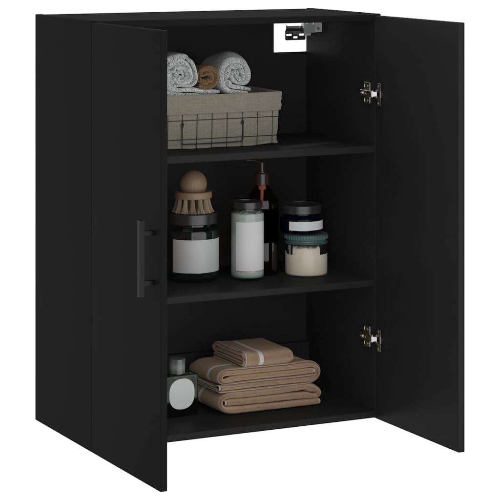 Armoire murale noir 69,5x34x90 cm - XIOS