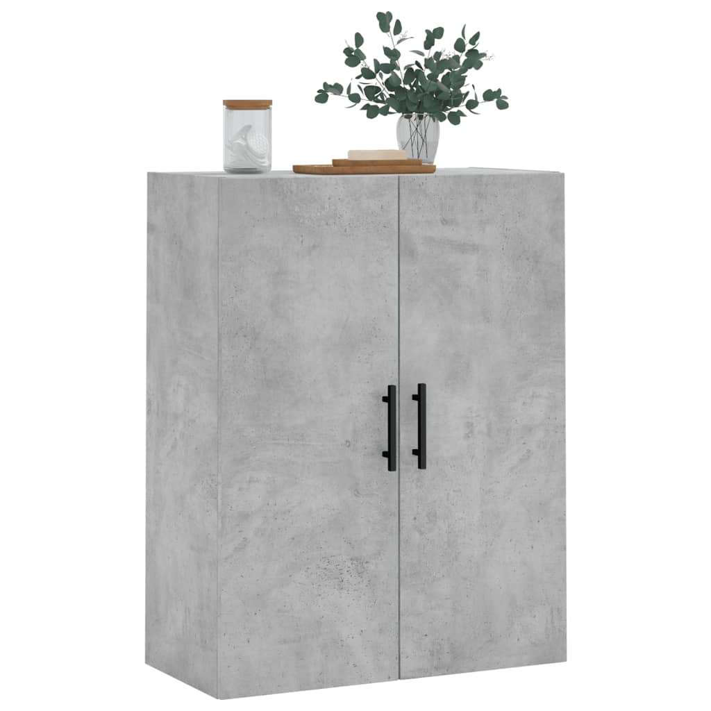 Armoire murale gris béton 69,5x34x90 cm - XIOS