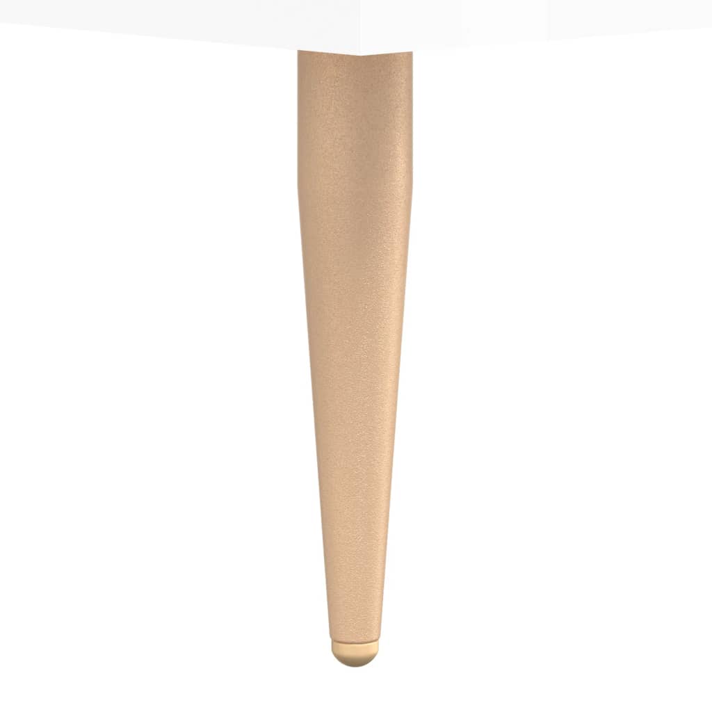 Meuble TV Blanc brillant 102x36x50 cm Bois d'ingénierie - XIOS