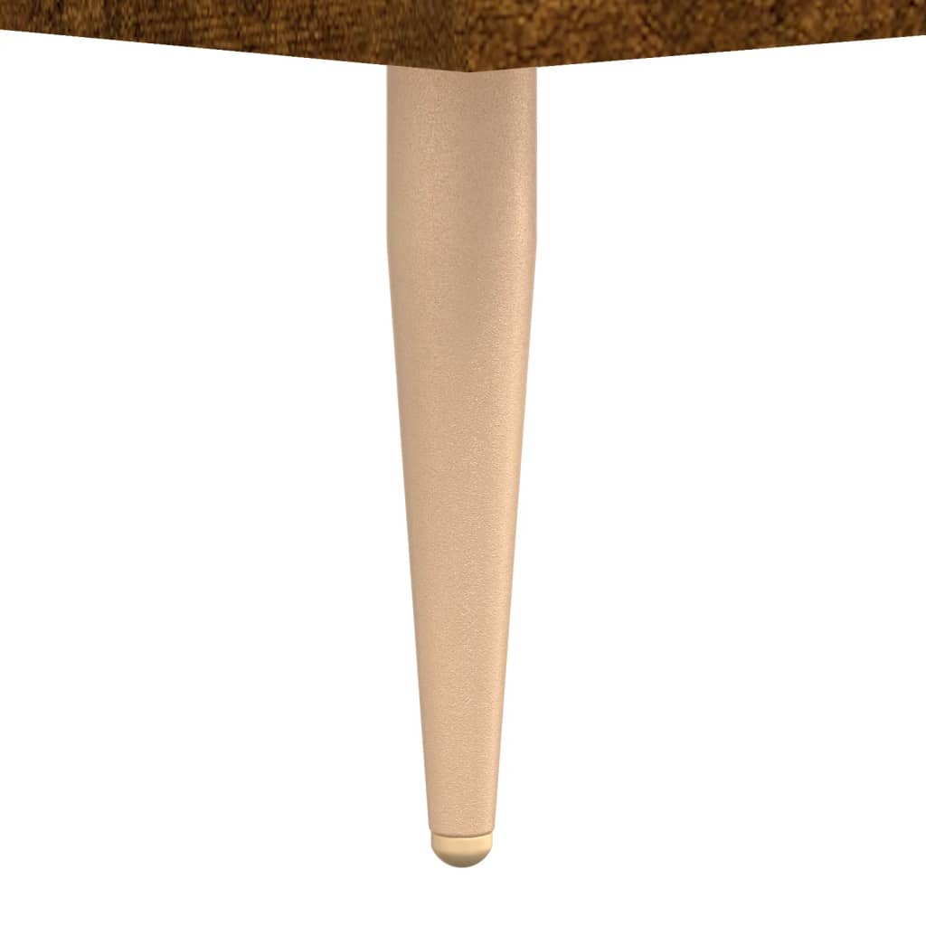 Meuble TV chêne fumé 102x36x50 cm bois d'ingénierie - XIOS