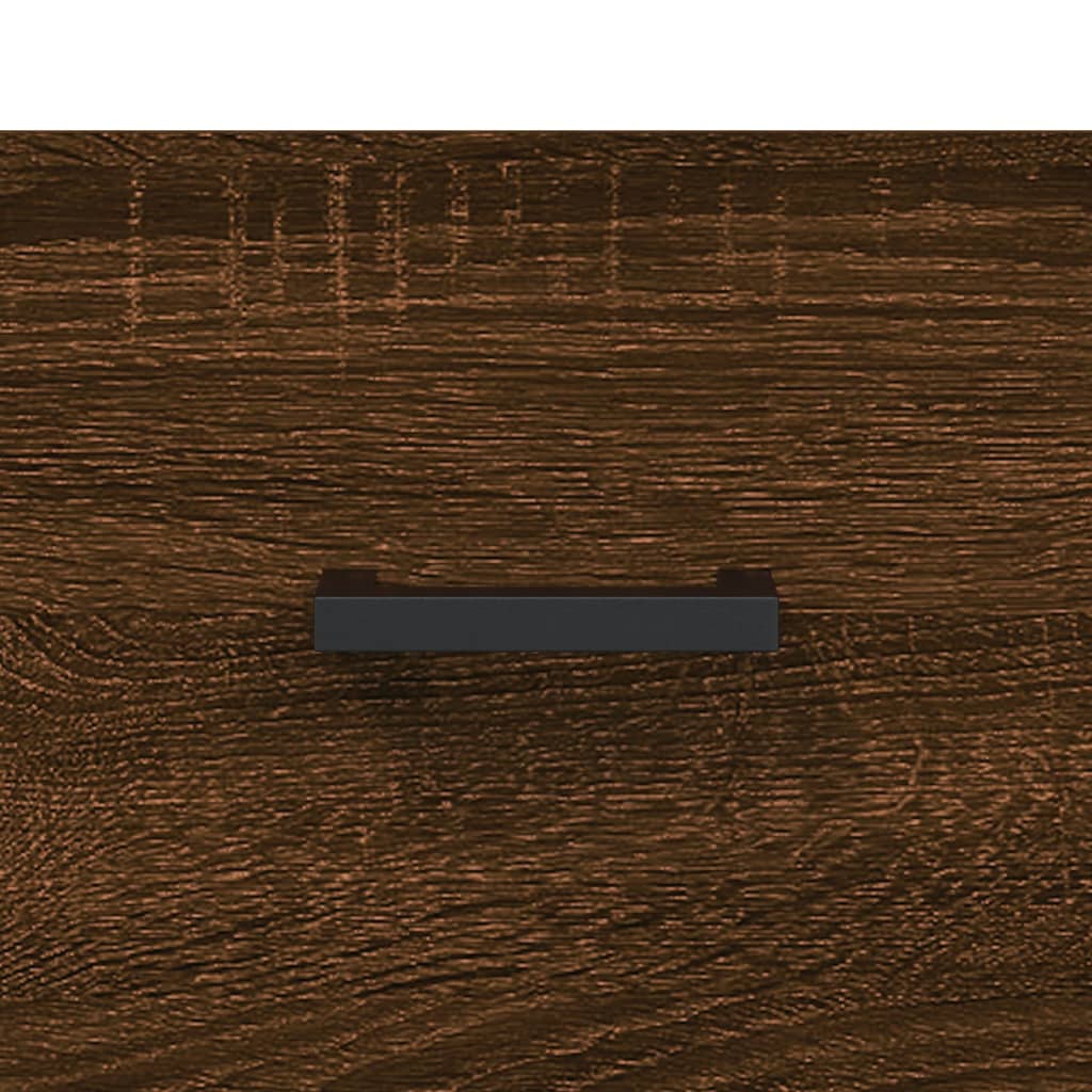 Meuble TV chêne marron 102x36x50 cm bois d'ingénierie - XIOS