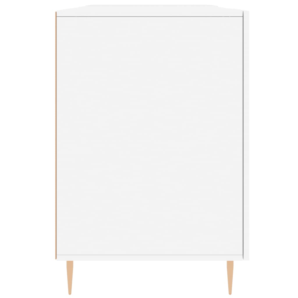 Bureau blanc 140x50x75 cm bois d'ingénierie - XIOS