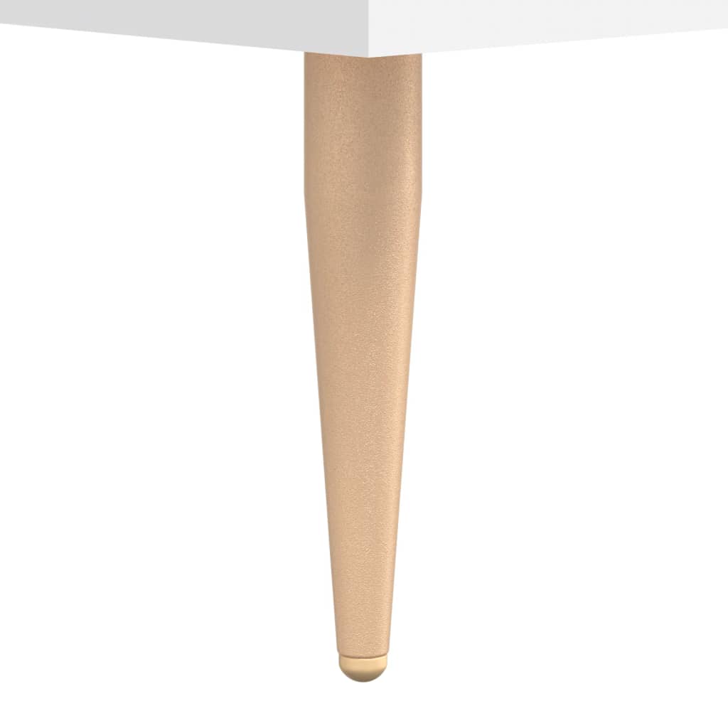 Bureau blanc 140x50x75 cm bois d'ingénierie - XIOS