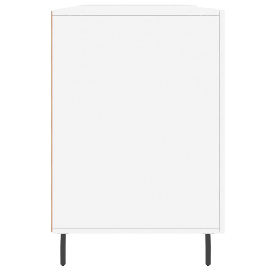 Bureau blanc 140x50x75 cm bois d'ingénierie - XIOS