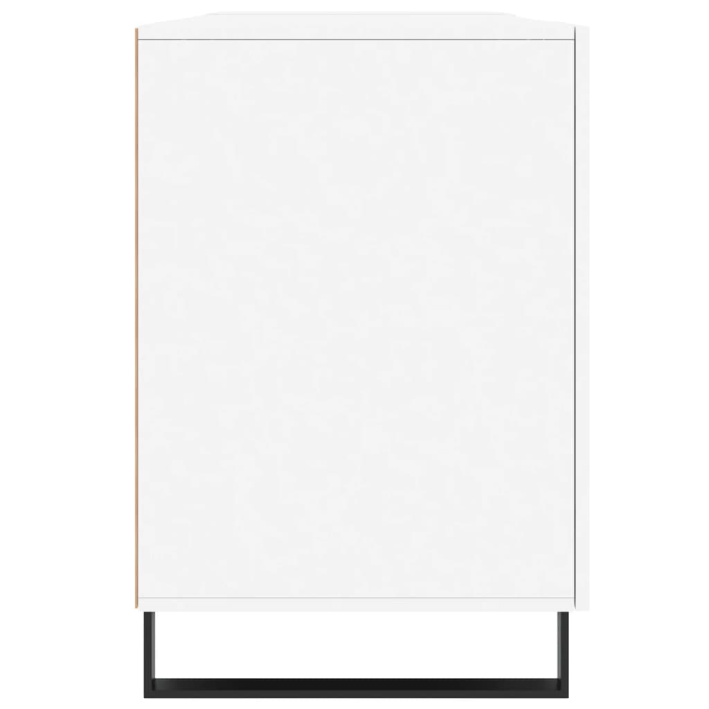 Bureau blanc 140x50x75 cm bois d'ingénierie - XIOS