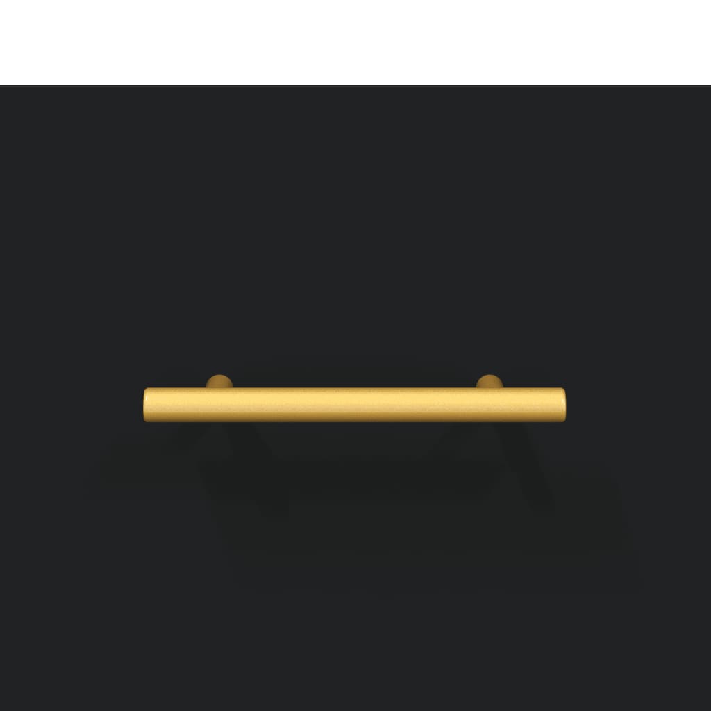 Table de chevet murale noir 35x35x20 cm - XIOS